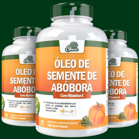 Óleo de Semente de Abóbora com Vitamina E 